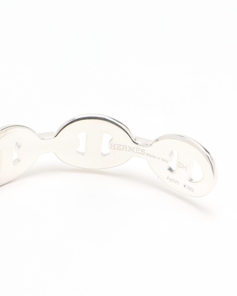 Hermès Chaîne d'Ancre Silver Bracelet