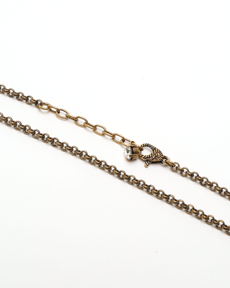 Gucci Flower Rhinestone Necklace