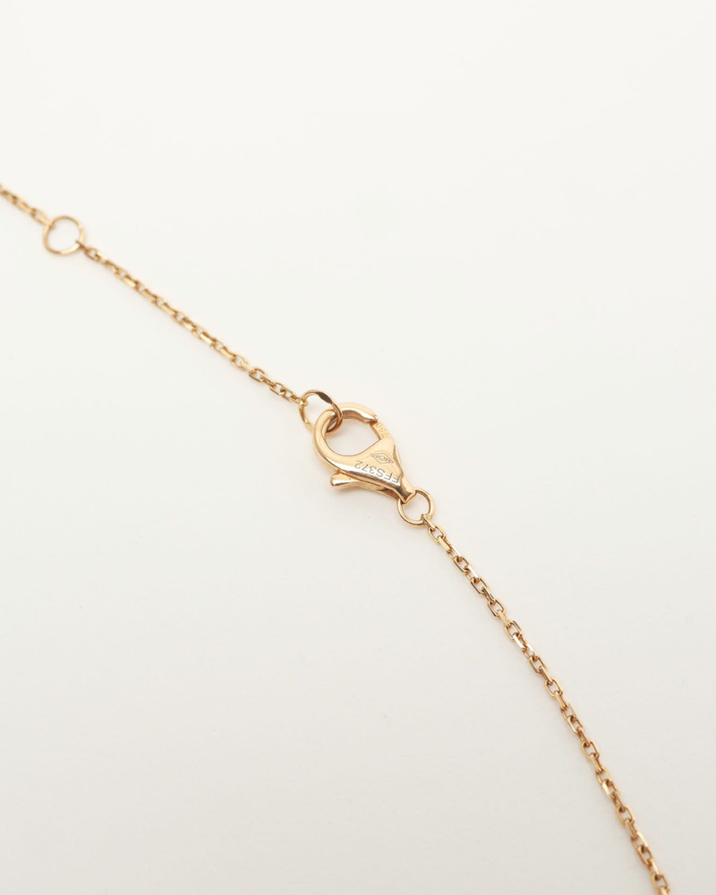 Cartier Amulette de Cartier Mother Of Pearl Onyx Necklace in 18K Rose Gold