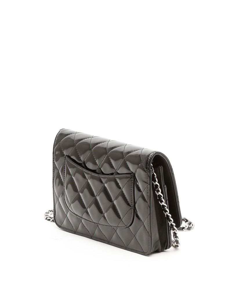 Chanel Classic Patent Wallet On Chain Bag