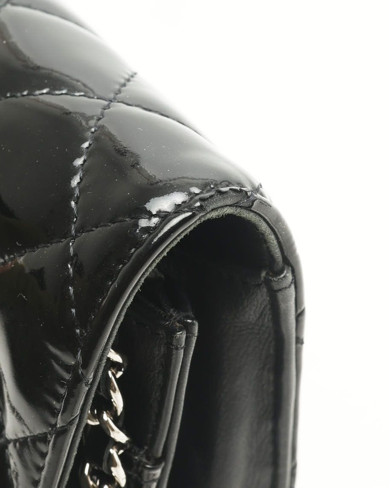 Chanel Classic Patent Wallet On Chain Bag