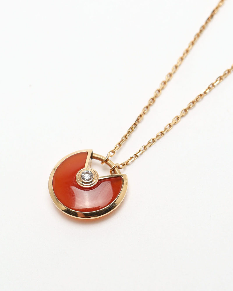 Cartier Amulette de Cartier Carnelian Necklace