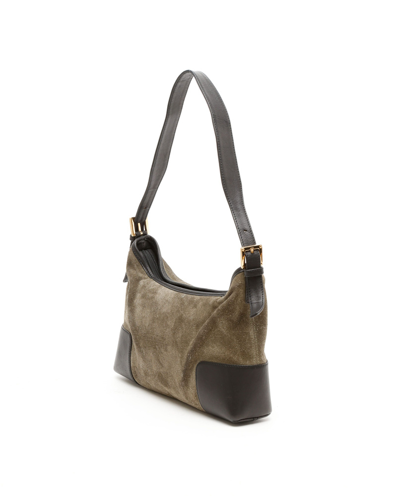Loewe Suede Anagram Shoulder Bag