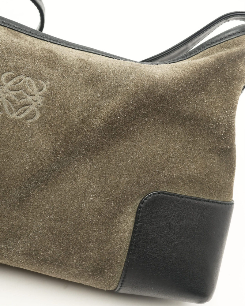 Loewe Suede Anagram Shoulder Bag