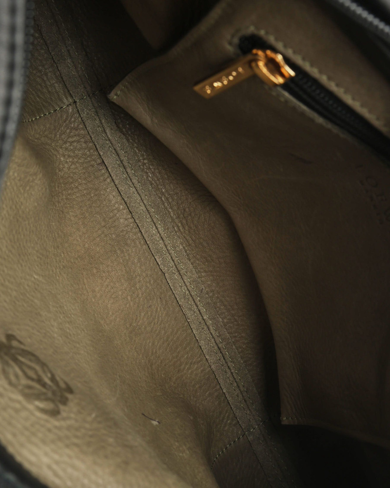 Loewe Suede Anagram Shoulder Bag