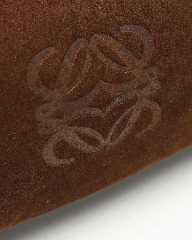 Loewe Suede Anagram Bag