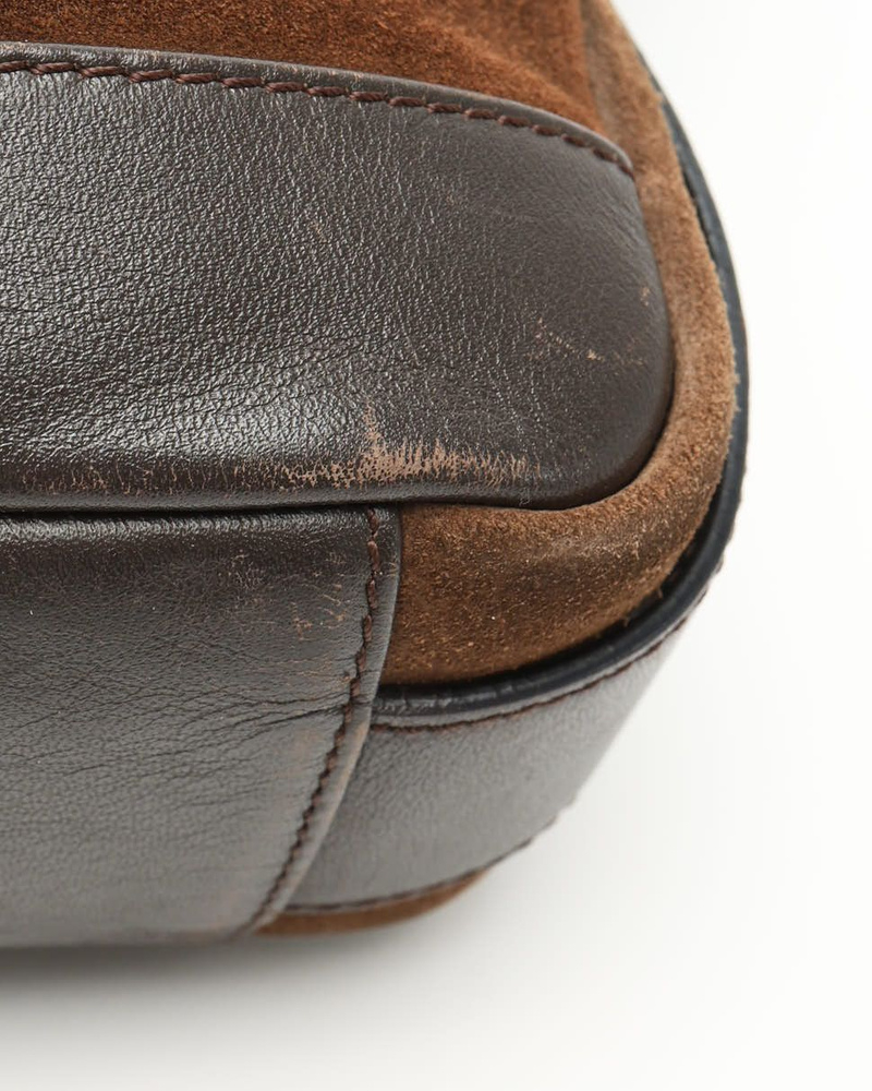 Loewe Suede Anagram Bag