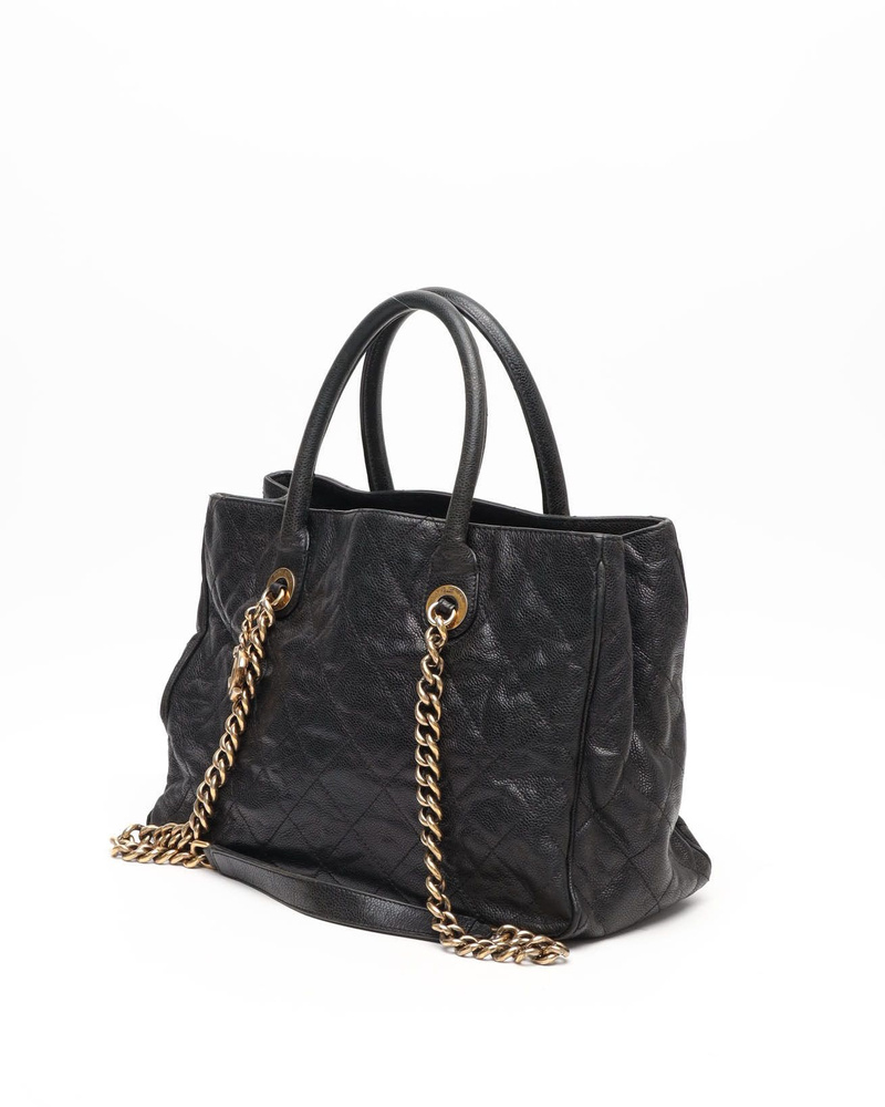 Chanel CC Caviar Tote Bag
