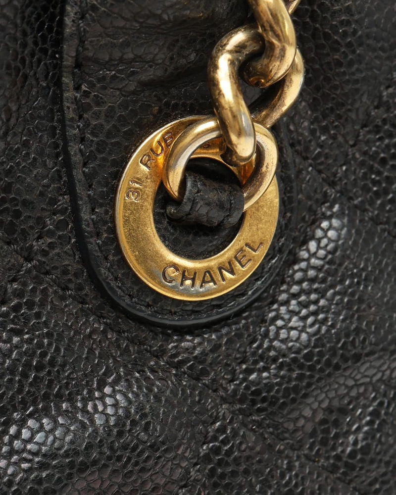 Chanel CC Caviar Tote Bag