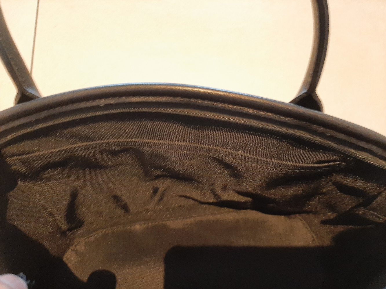 Longchamp Sac en cuir Longchamp porté main