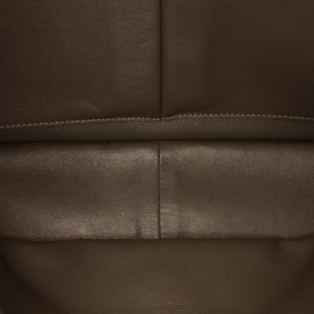 Chanel Classic Double Flap Jumbo Lambskin Leather Matelassè Handbag Grey