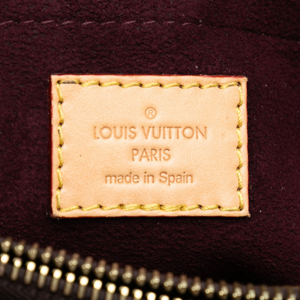 Louis Vuitton Montaigne BB Canvas Top-handle Handbag Monogram