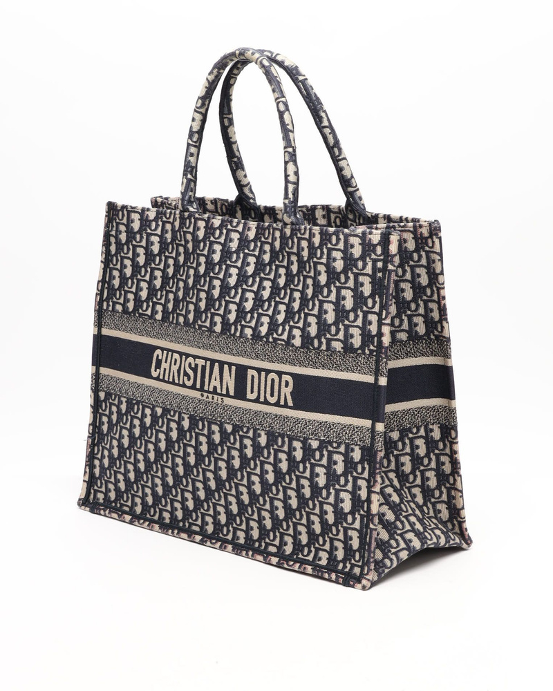 Christian Dior Large Oblique Book Tote Bag