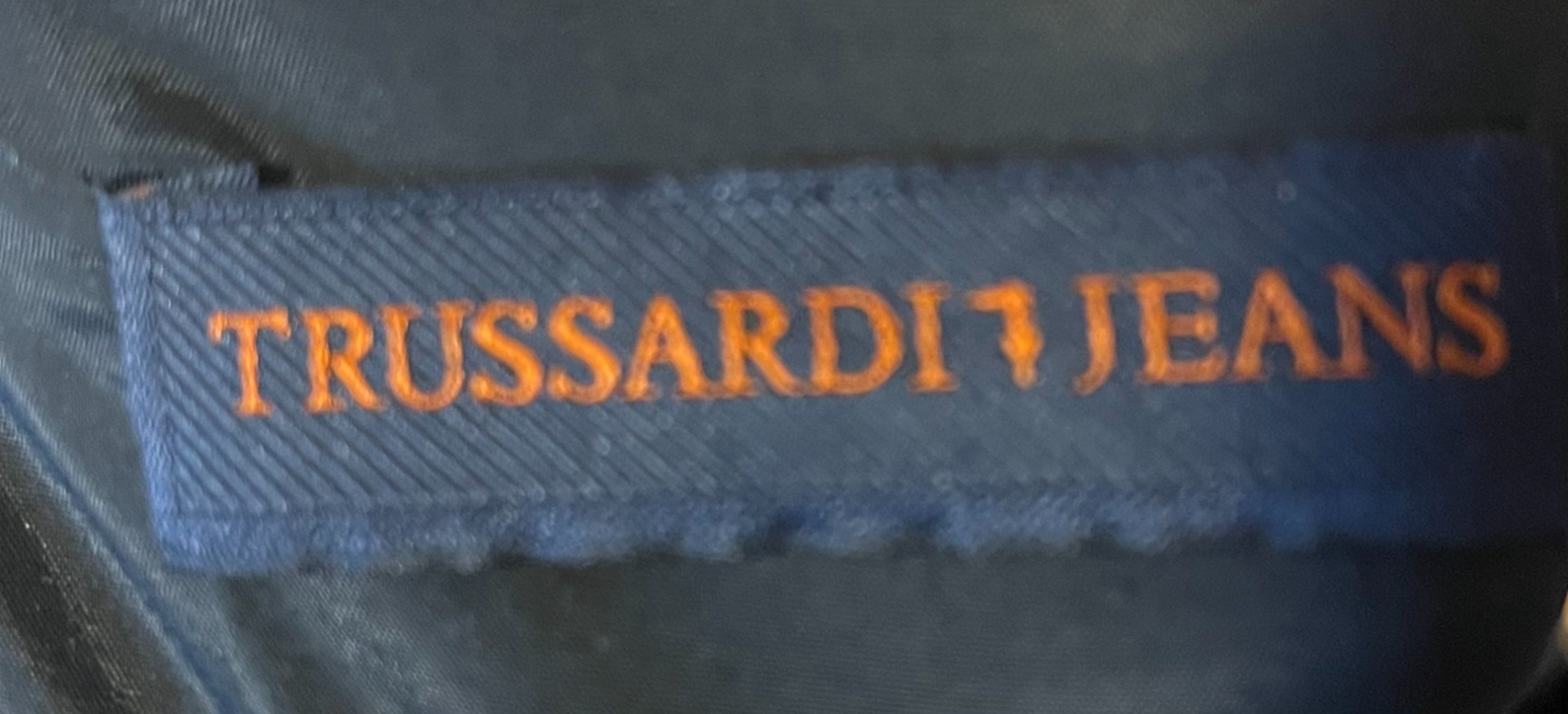 Trussardi Jeans Kleid mit Schlangenhautmuster