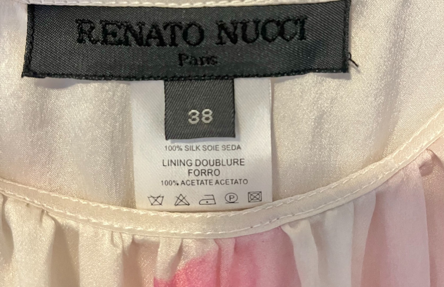 Renato Nucci Robe en soie à fleurs