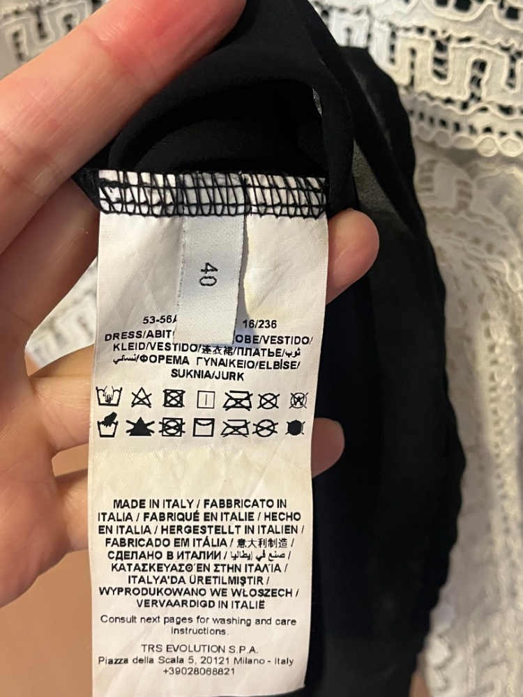 Trussardi Jeans Spitzenkleid