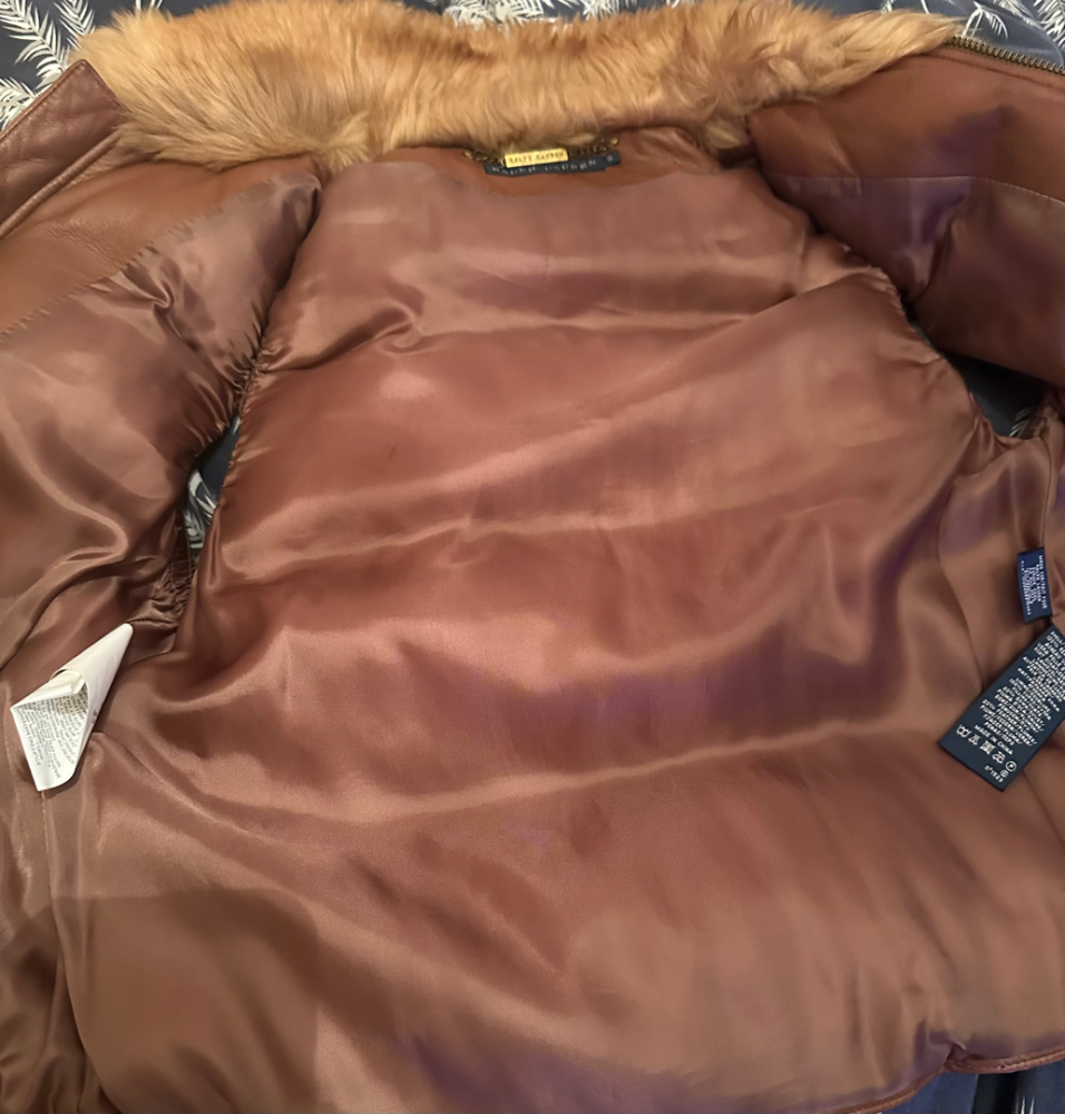 Ralph Lauren cuir agneau