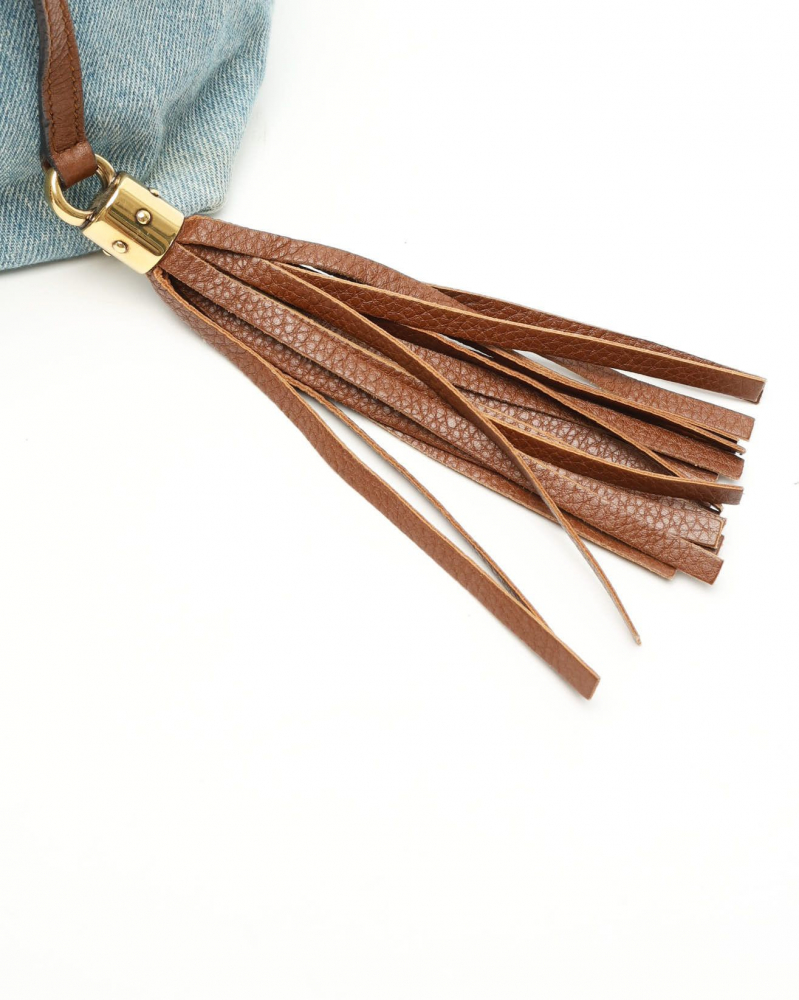 Gucci GG Soho Denim Shoulder Bag