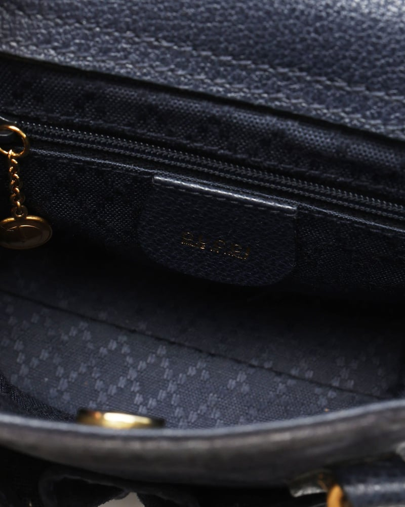 Gucci Mini Suede Bamboo Handbag