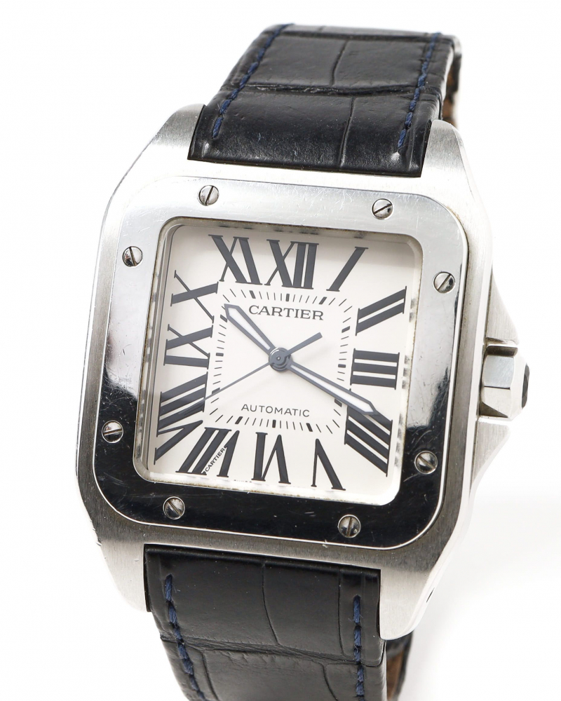 Cartier Santos 100 XI 41mm Ref 2656 Full Set 2006 Watch