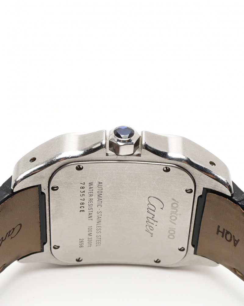 Cartier Santos 100 XI 41mm Ref 2656 Full Set 2006 Watch