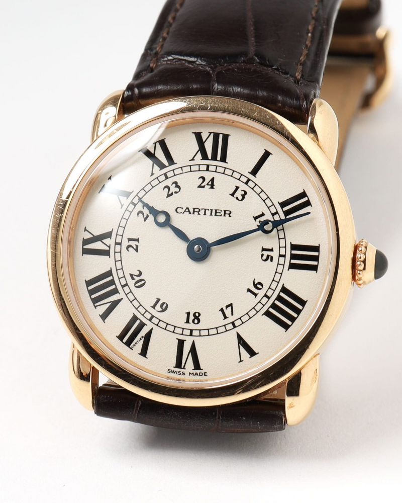 Cartier Ronde Louis Cartier 29mm Ref 2886 18k Rose Gold Watch