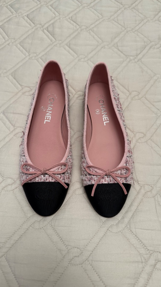 Chanel Ballerines en tweed comme NEUVES