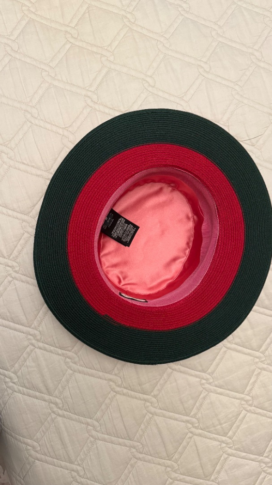 Gucci NEW Straw Hat 57 – Signature Web Band & Bee Detail