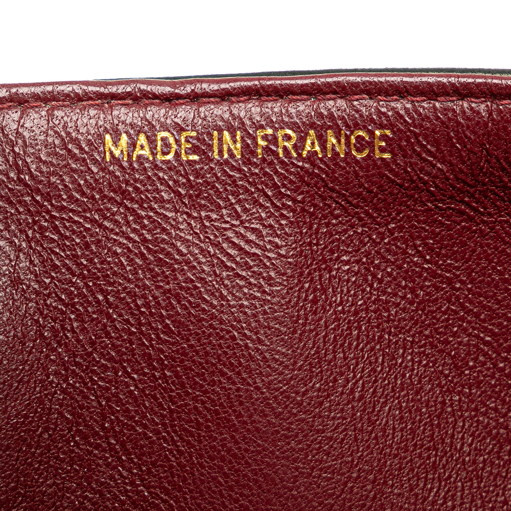 Chanel Vintage Classic Double Flap Medium Lambskin Leather Matelassè Shoulder Bag Black