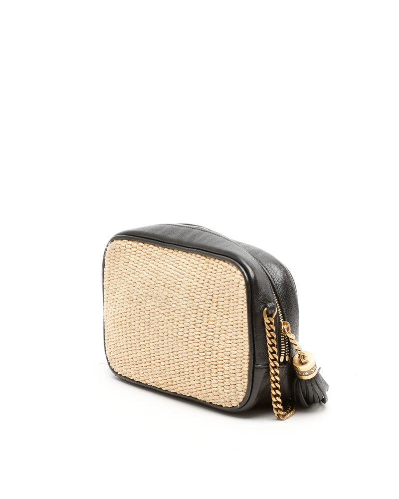 Saint Laurent Lou Raffia Camera Bag