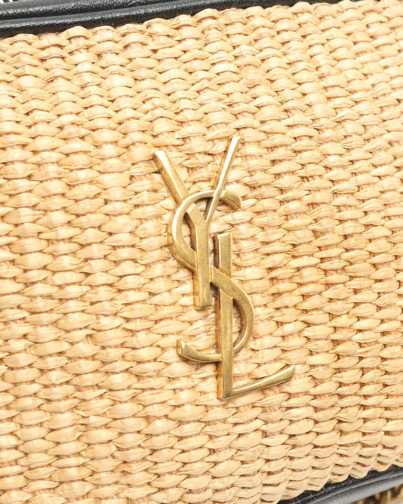 Saint Laurent Lou Raffia Camera Bag