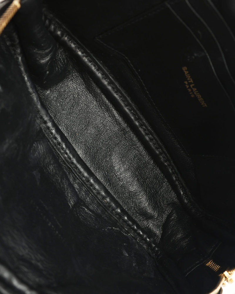 Saint Laurent Lou Raffia Camera Bag