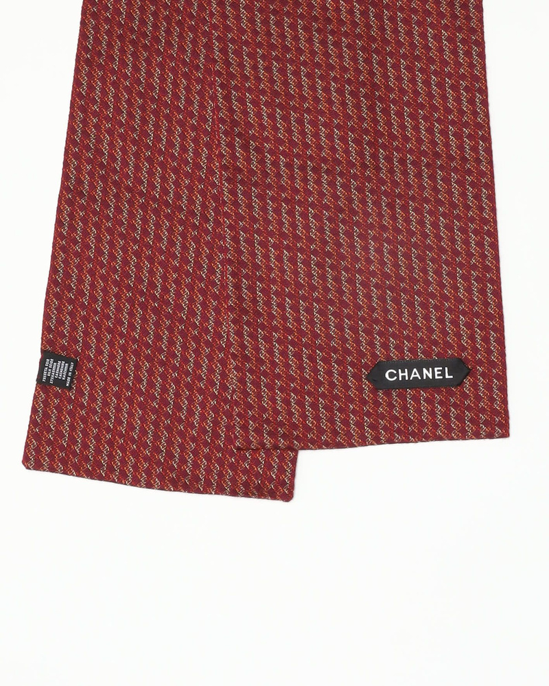 Chanel Coco Mark Scarf Silk
