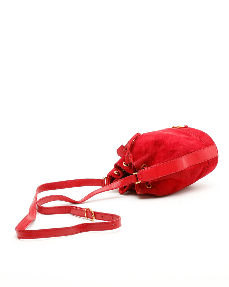 Gucci Suede Horsebit Bucket bag