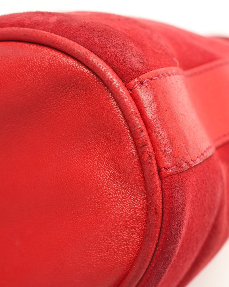 Gucci Suede Horsebit Bucket bag