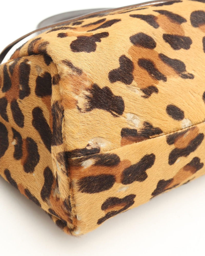 Prada Leopard Baguette Bag