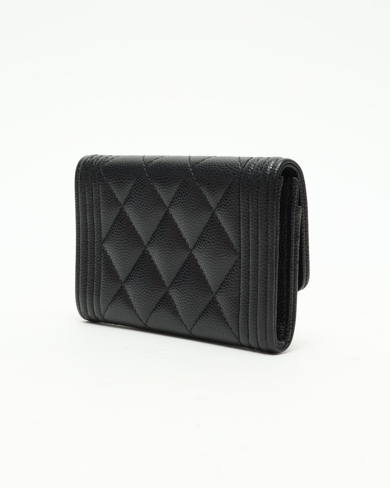 Chanel Boy Flap Card Holder