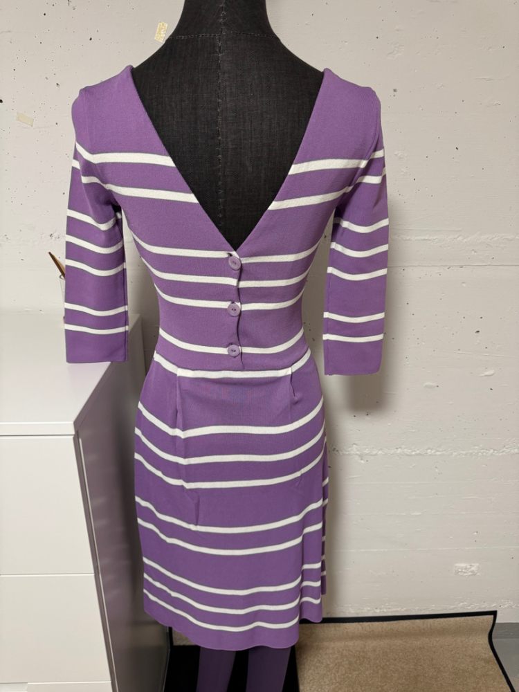 Christian Dior Gestreiftes Kleid