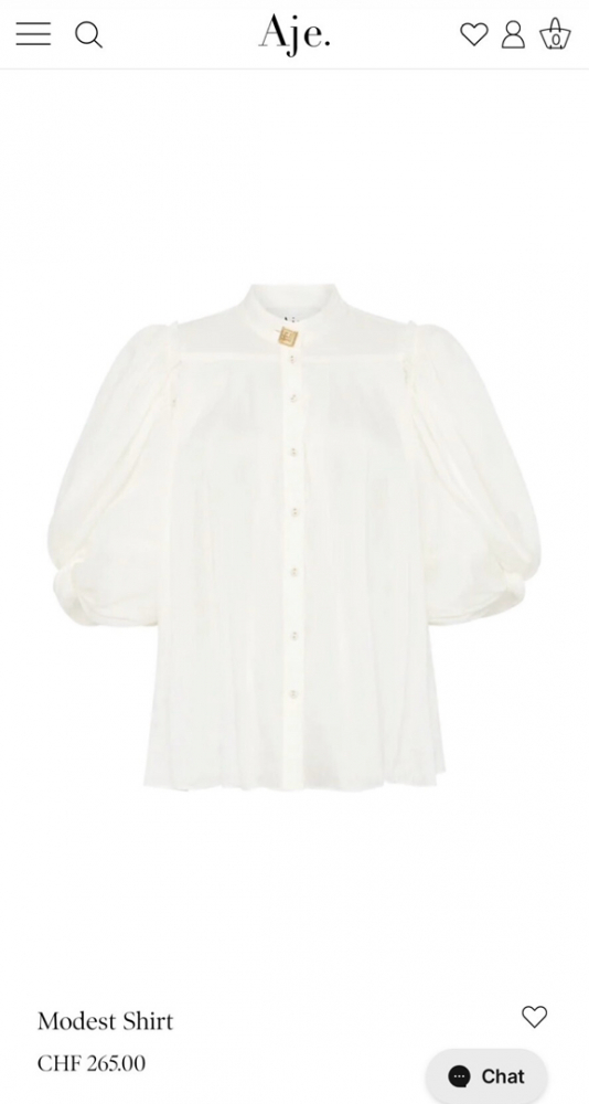 Aje Chemise à plis modeste