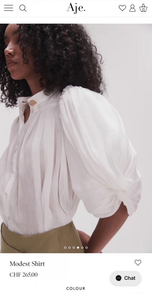 Aje Chemise à plis modeste