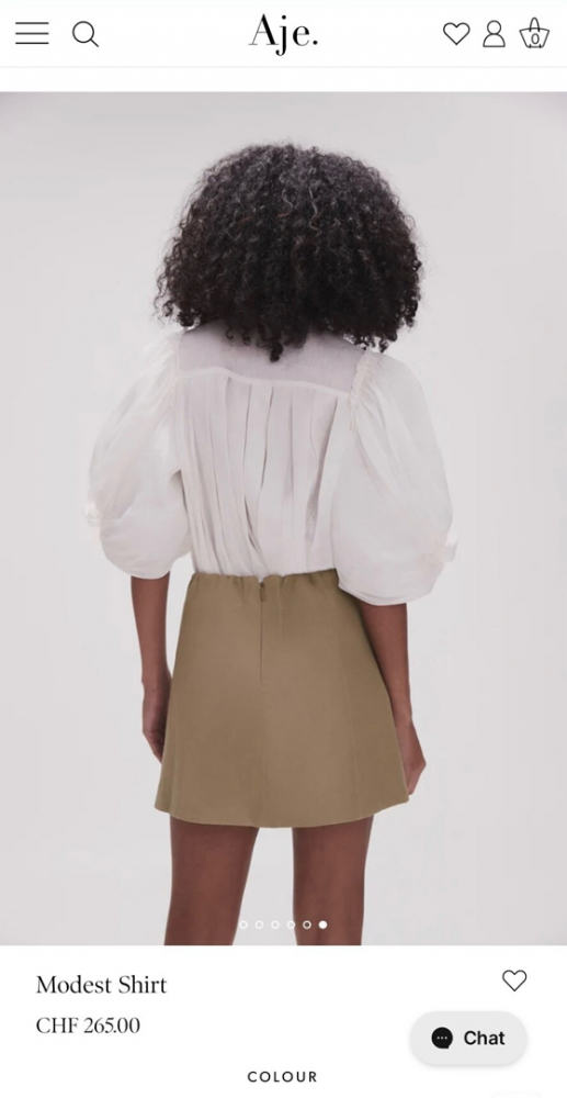 Aje Chemise à plis modeste