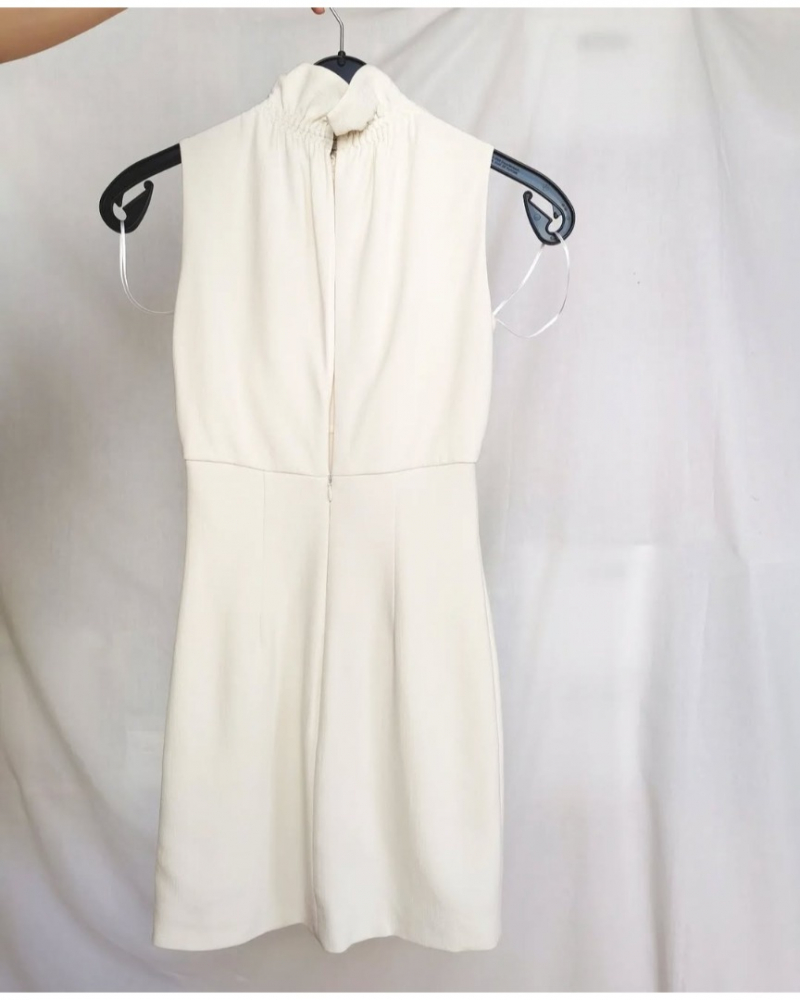 Pucci White cream wool & silk dress