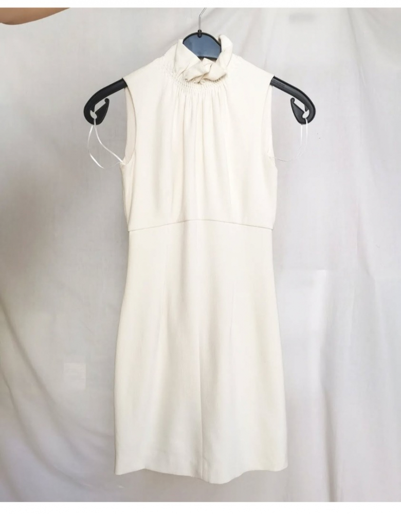 Pucci White cream wool & silk dress