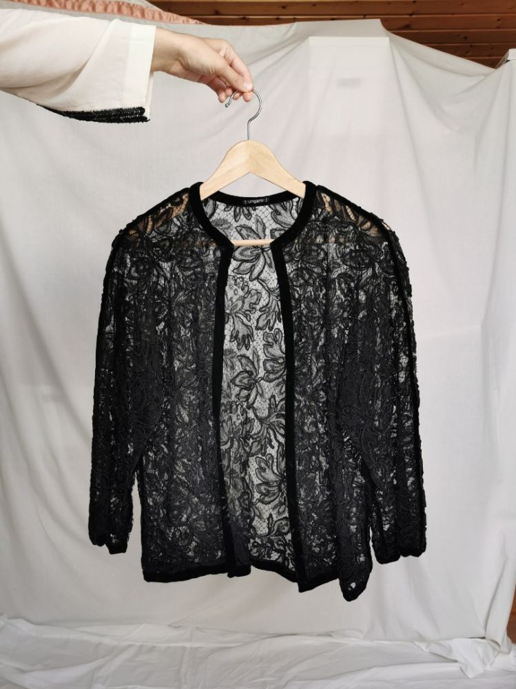 Ungaro Mesh cardigan blouse