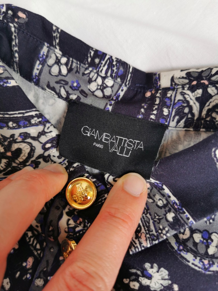 Giambattista Valli Navy blue smmer dress