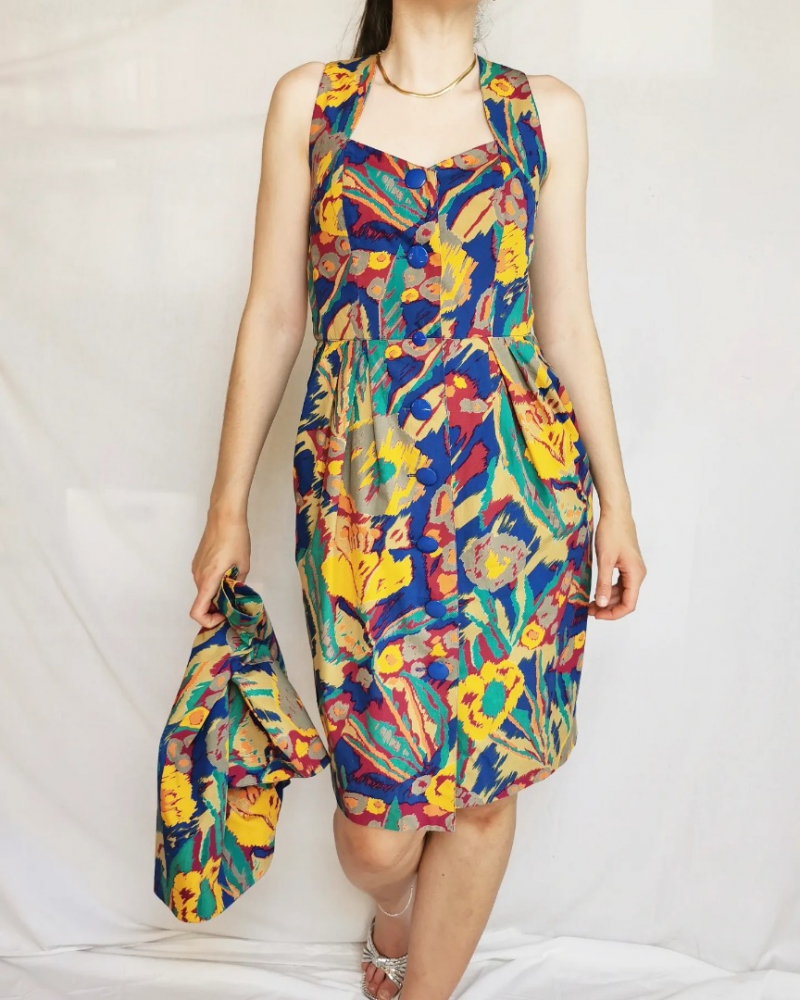 Guy Laroche Robe d'ensemble vintage