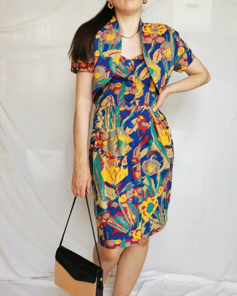 Guy Laroche Robe d'ensemble vintage