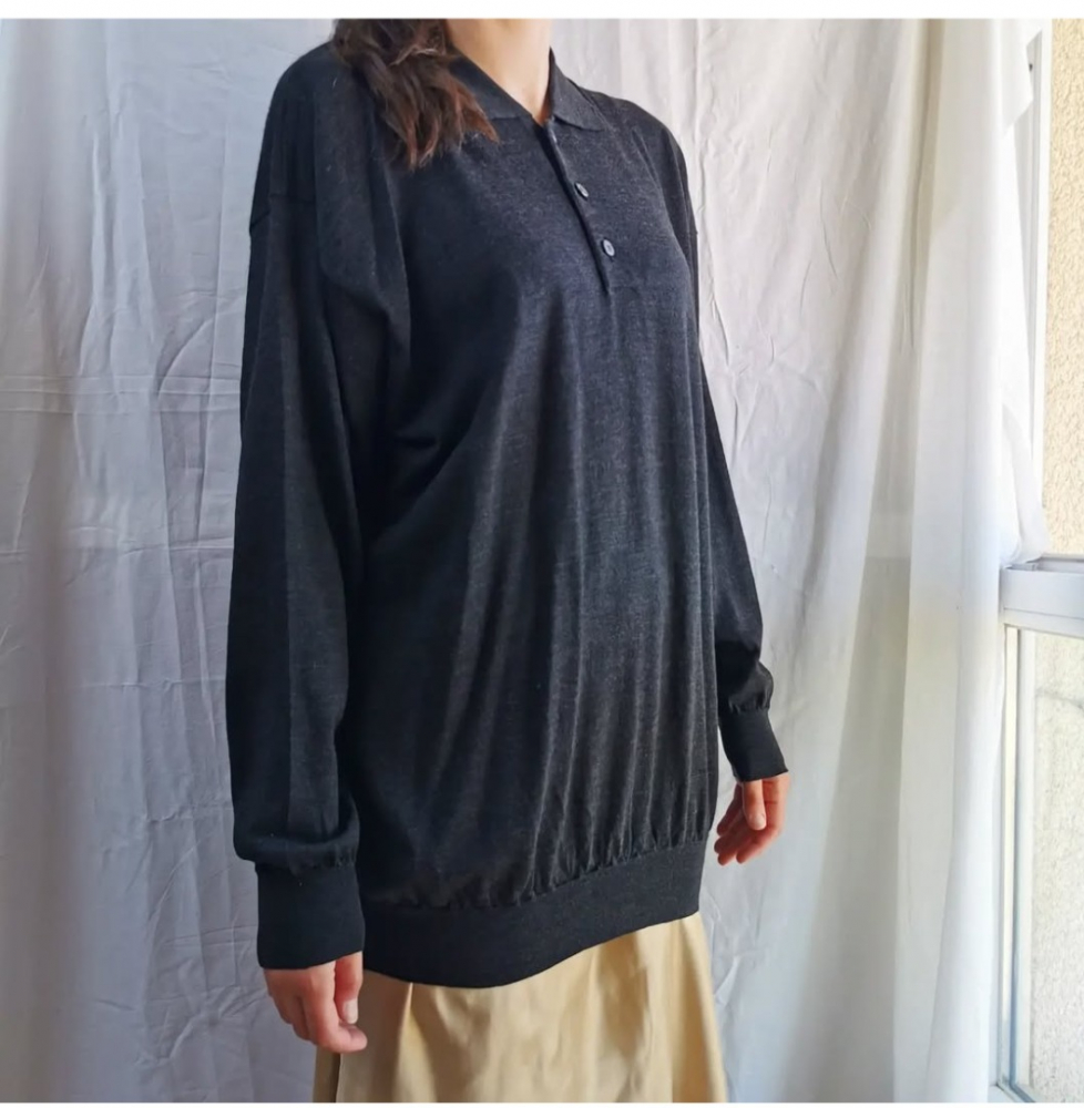 Paul&Shark Antharcite oversized layering