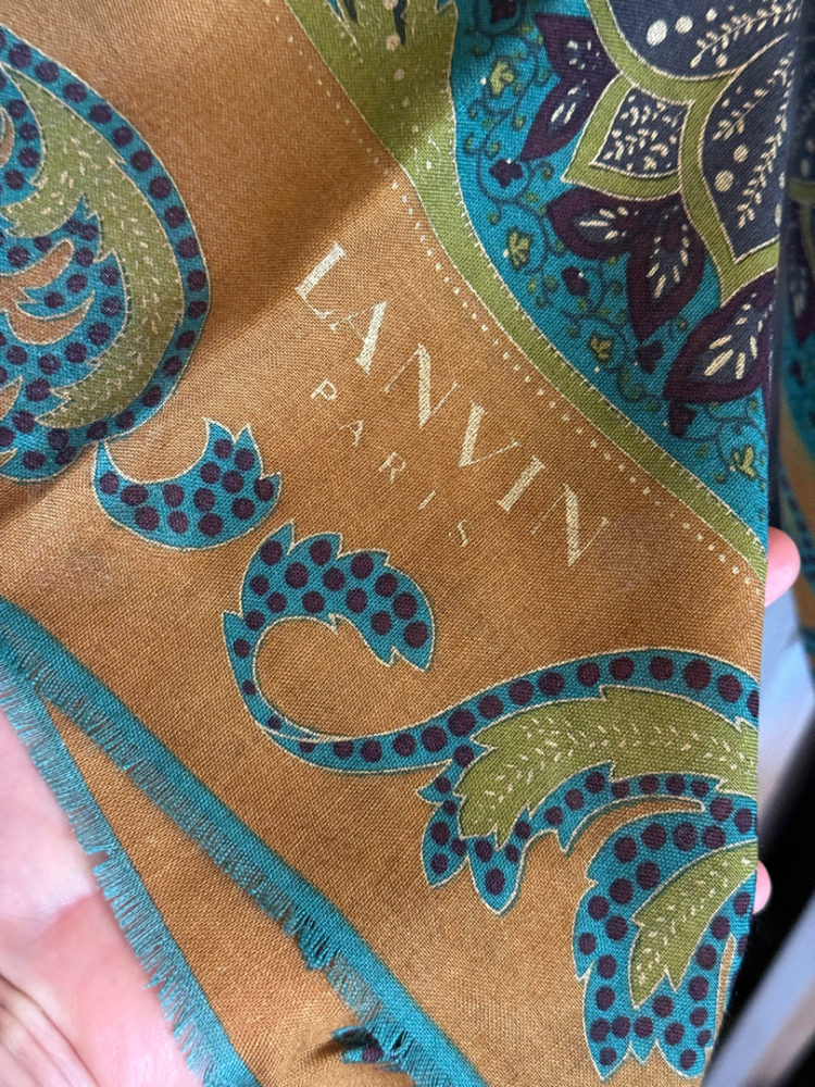 Lanvin Large vintage shawl