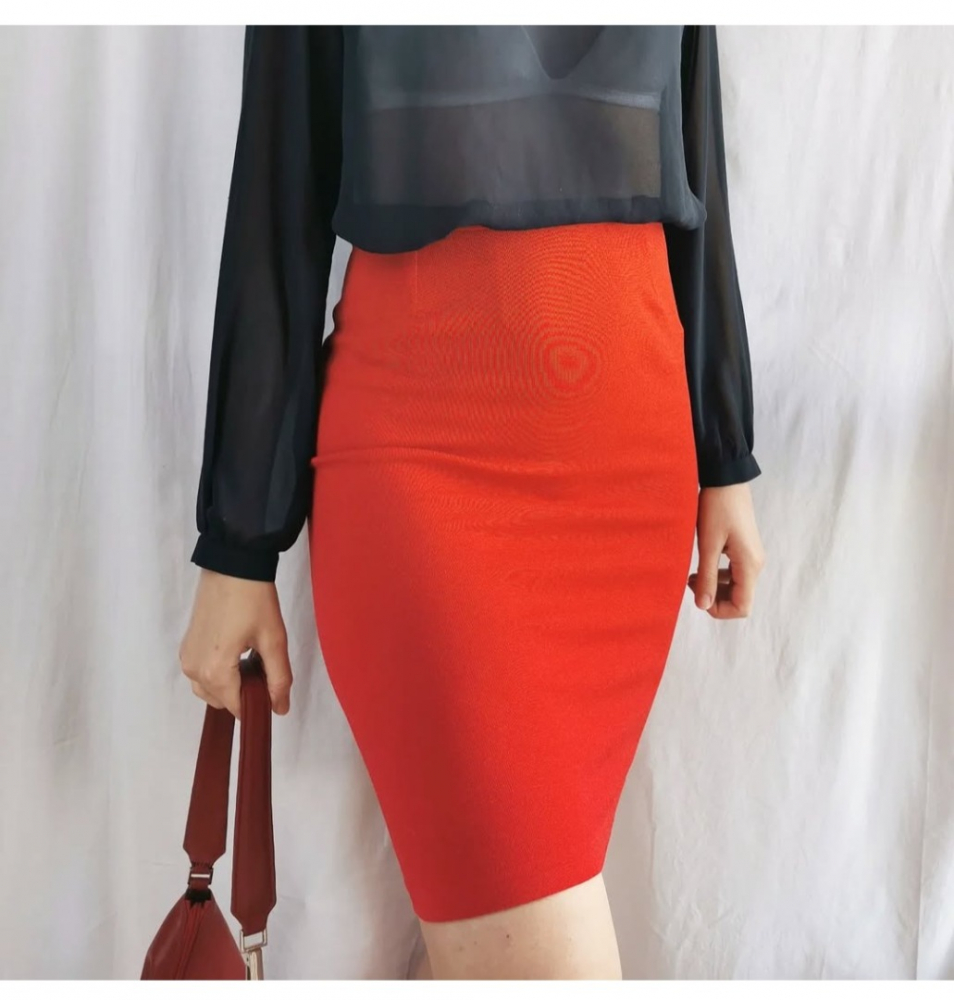 Wolford Jupe bodycon rouge